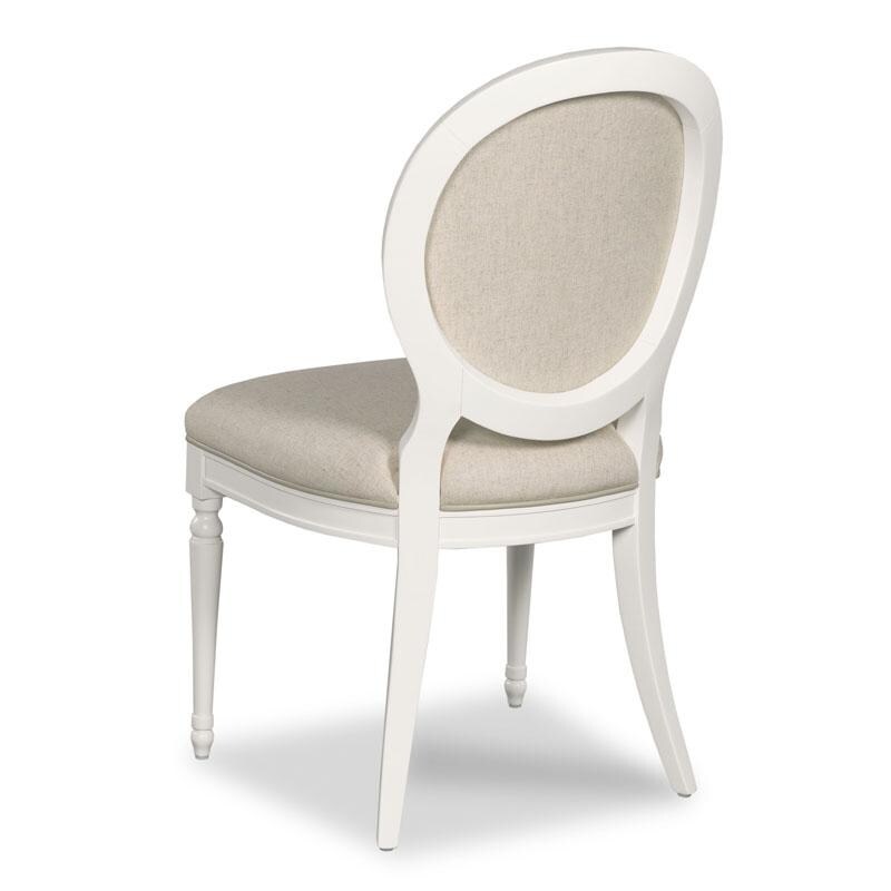 Hampton Side Chair in White Back